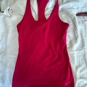 Nike Women's Bright Pink Tank Top